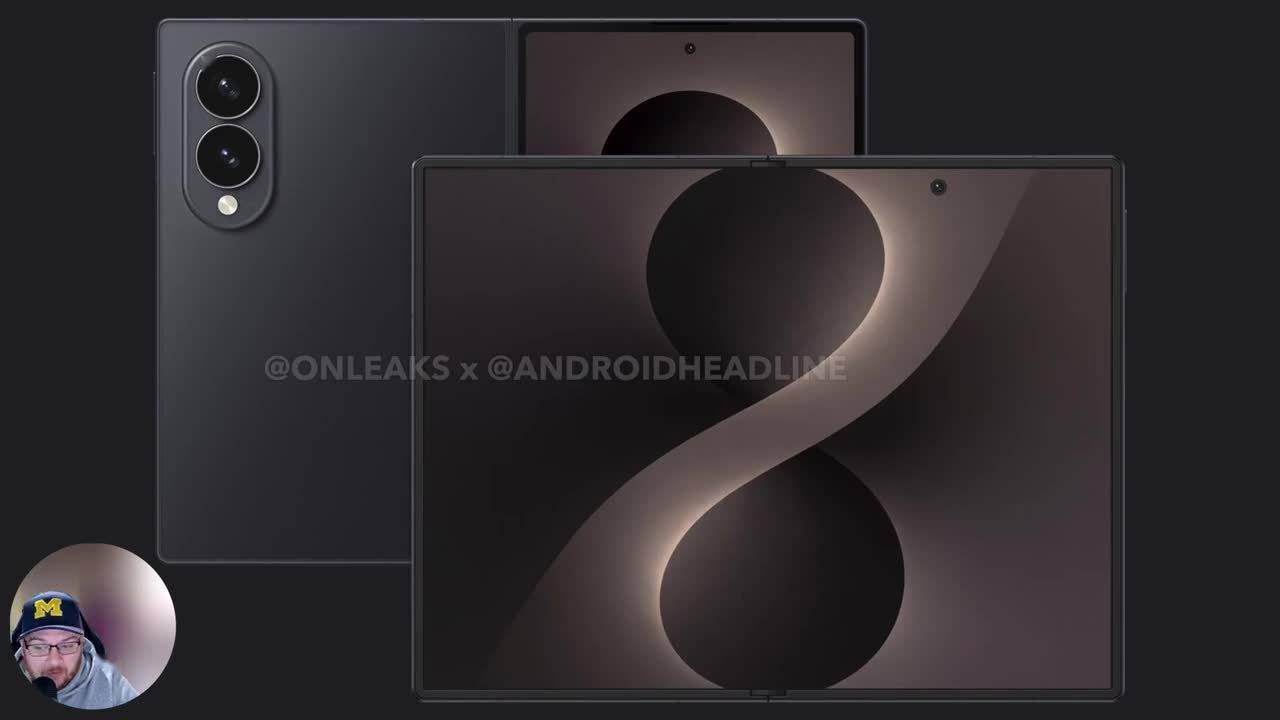 截击苹果iPhone Fold：三星Galaxy Z Fold8 Wide宽折叠手机曝光